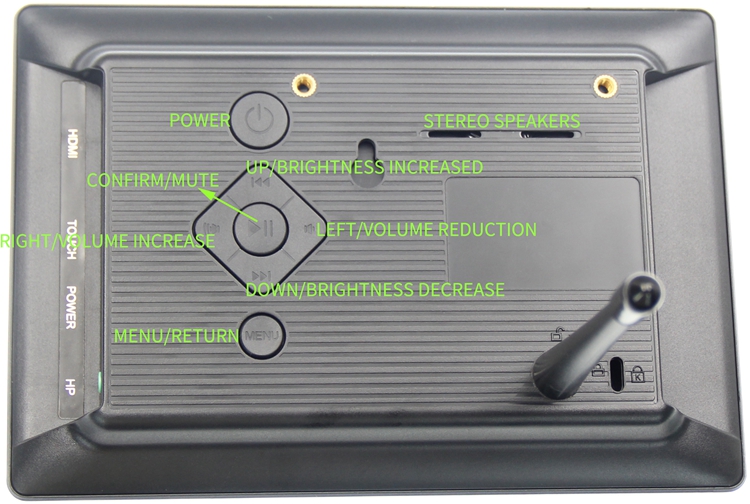 7 inch Raspberry Pi LCD HDMI IPS 1024X600 Capacitive Touch Screen with Shell and Bracket Support raspberry pie, Banana Pi, BB Black Support Windows