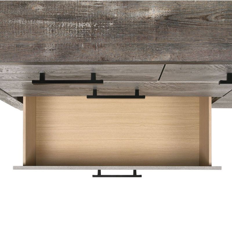 Adam 6 Drawer Dresser with Mirror Gray - Picket House Furnishings