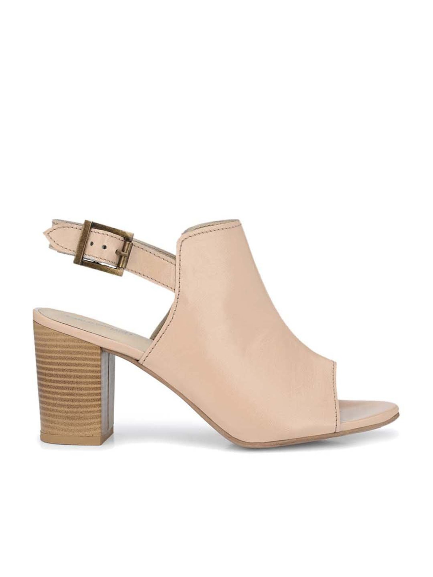 Carlo Romano Women's Blush Pink Back Strap Sandals