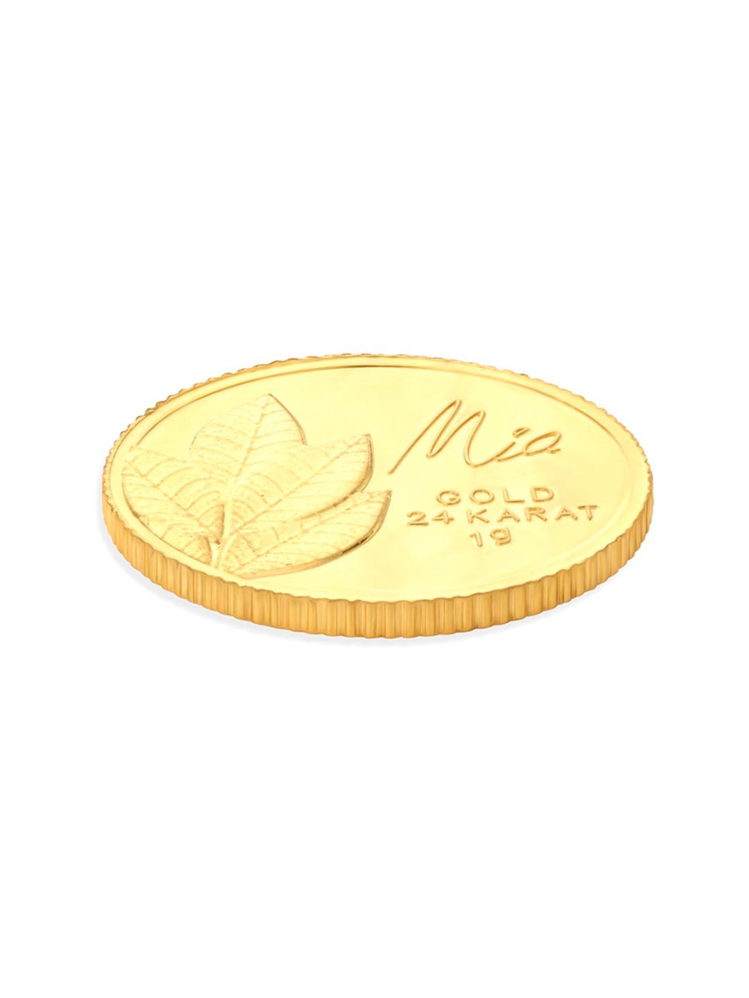 Mia by Tanishq Mango Leaf 24k (999) 1gm Gold Coin