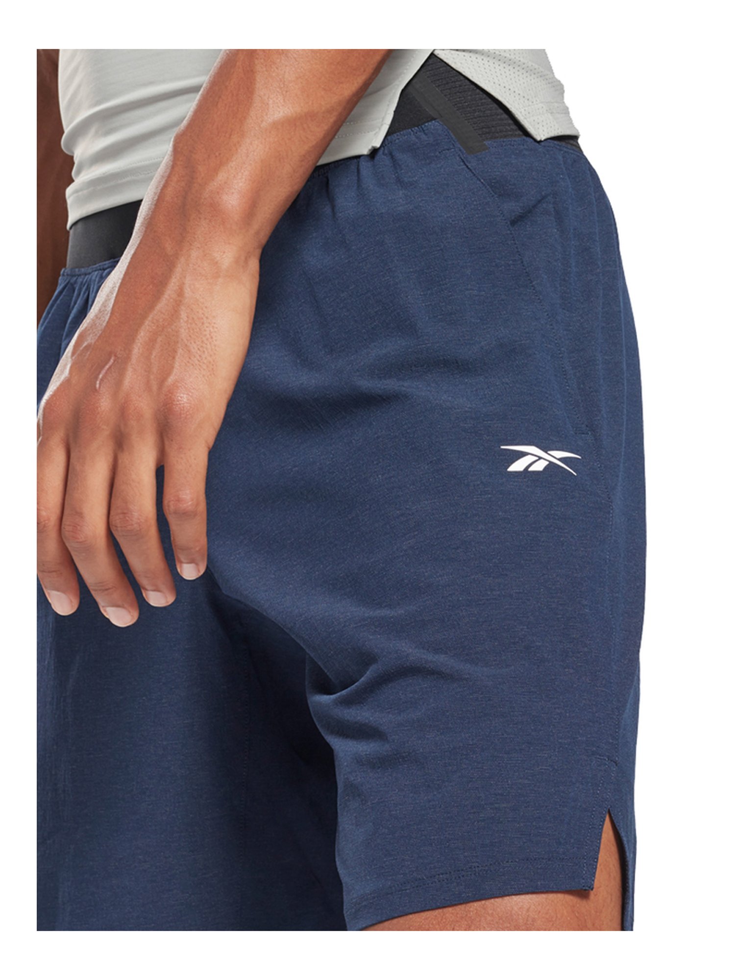 Reebok Navy Regular Fit Shorts