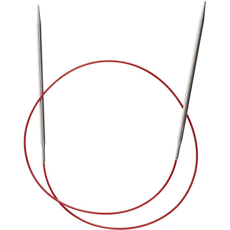 ChiaoGoo Red Lace Stainless Circular Knitting Needles 32"-Size 6/4mm