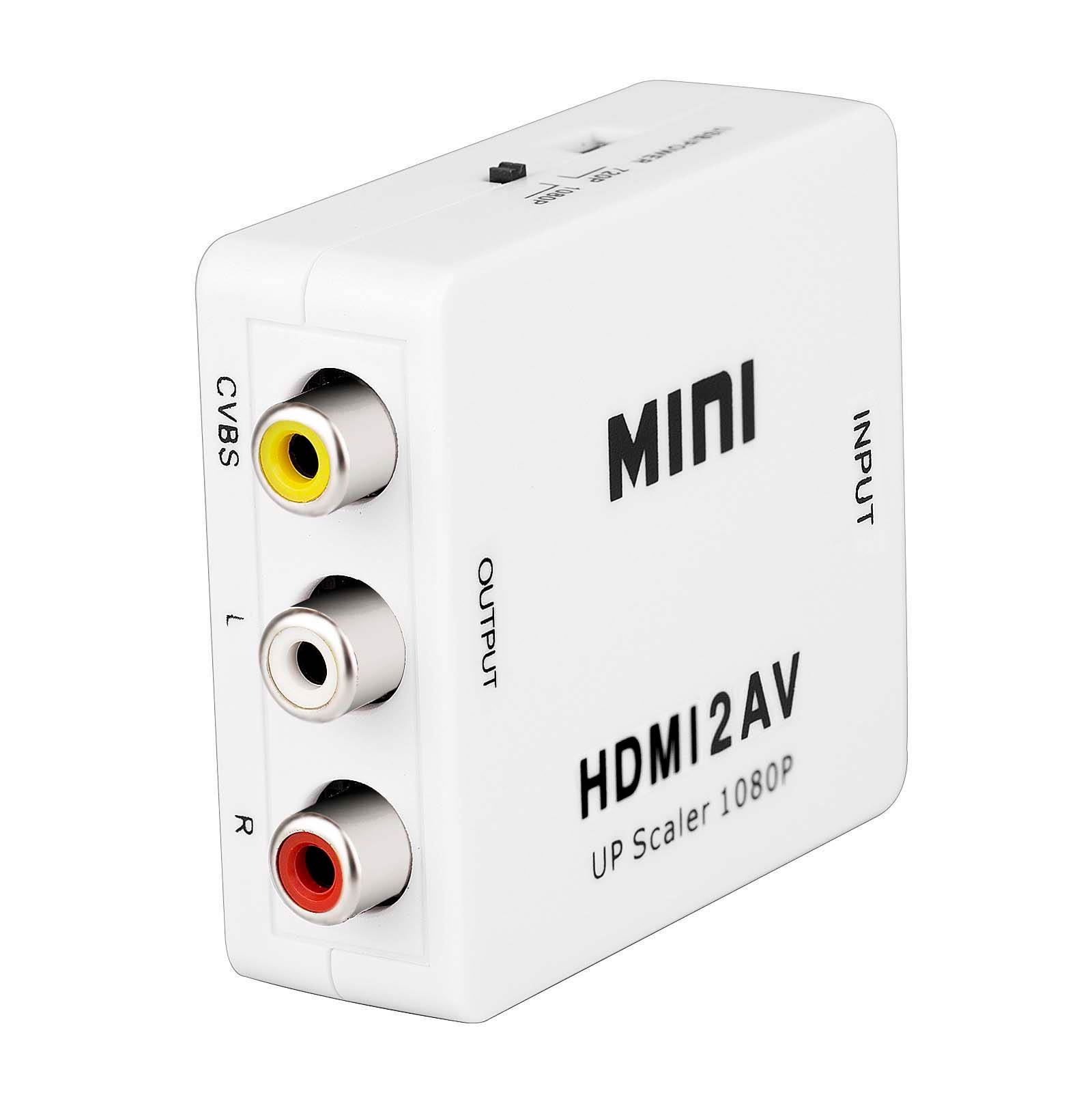 HDMI to RCA Converter Adapter HD 1080P AV Video Audio Composite Output