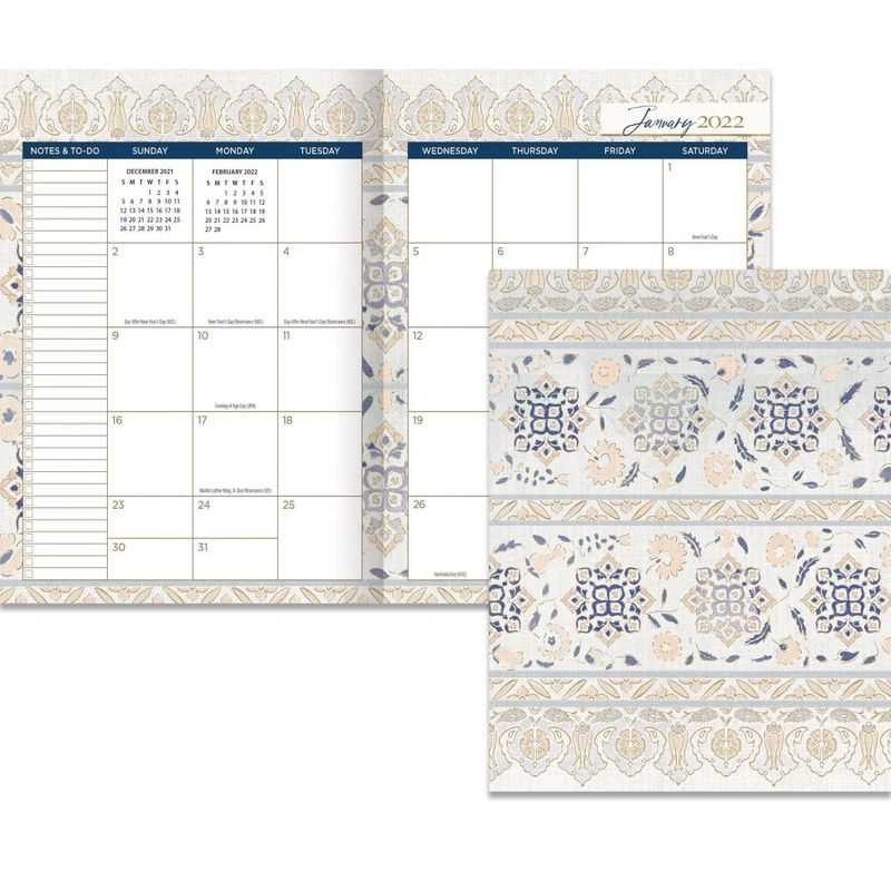 2021-22 Monthly Planner 17 Months 8.5" x 11" Patina Vie - Artisan by Lang