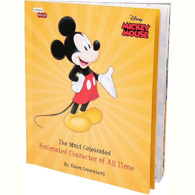 Incredibuilds Disney Mickey Mouse Book & Wood Model Figure Kit