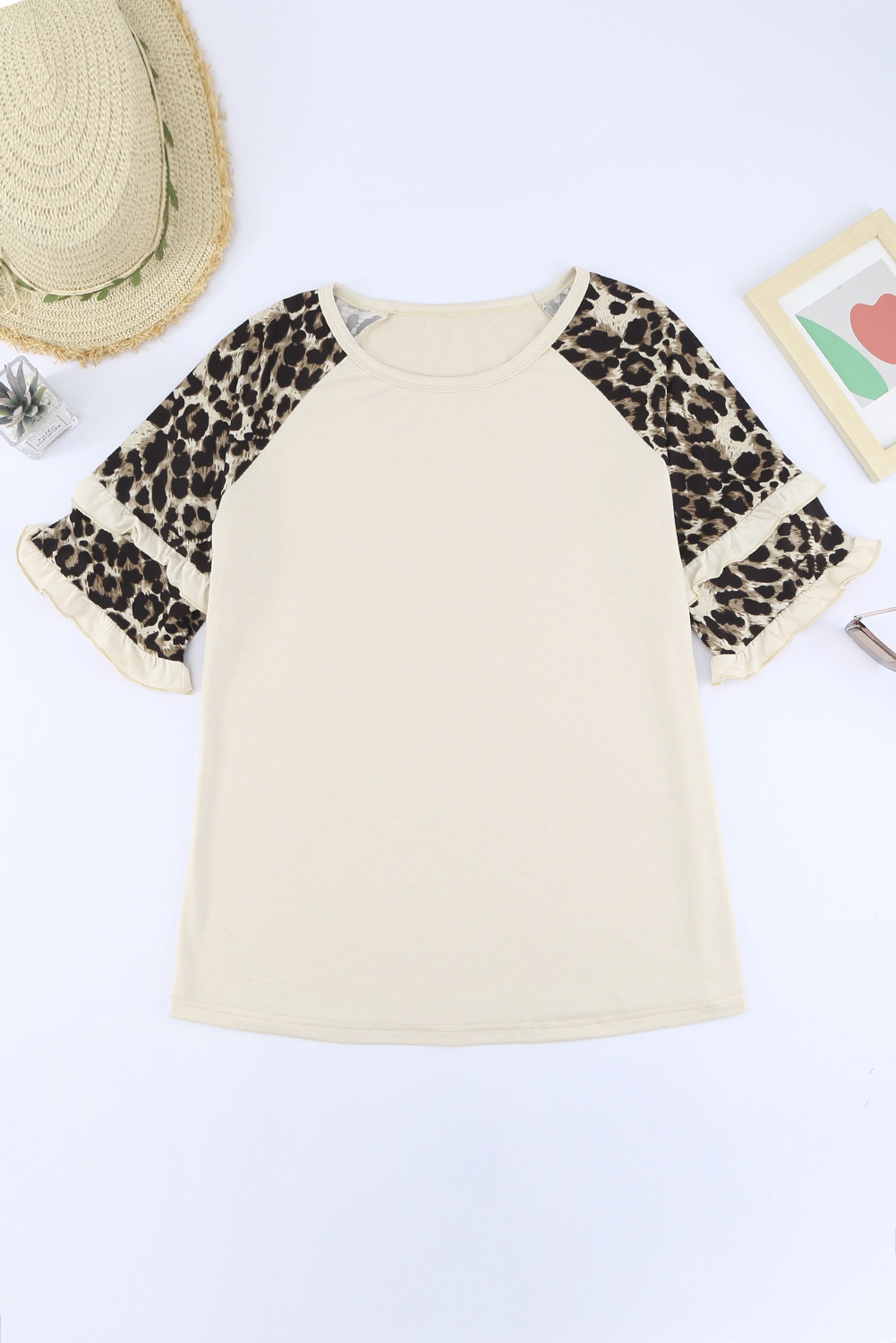 American Eagle Outfitters Peach Printed Crop Top