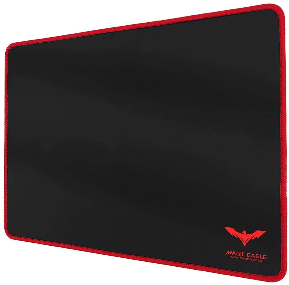 Havit Gaming Mouse Pad (13.78 x 10.63 x 0.12 Inch) Mouse Mat with Stitched Edges & Waterproof Surface, Non-Slip Base Ergonomic Mousepad for Laptop Computer, Black