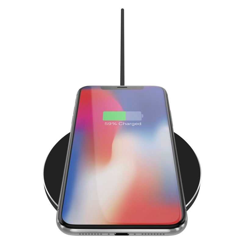 Just Wireless 2pk 5W Qi Wireless Charging Pads (with Wall Adapters) - Black