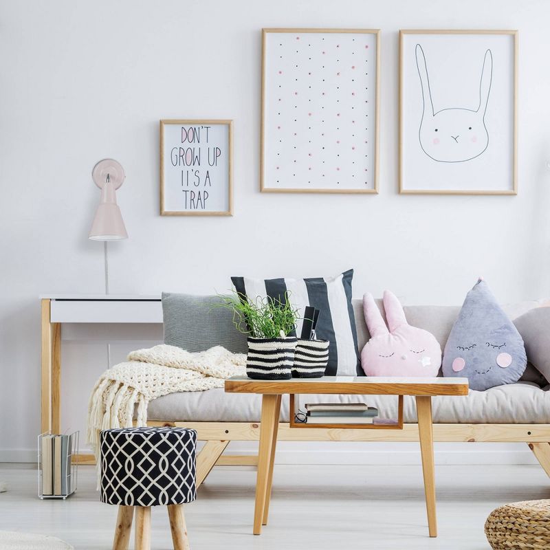 Sophie 1-Light Plug-In or Hard Wire Wall Sconce Matte Rose - Globe Electric