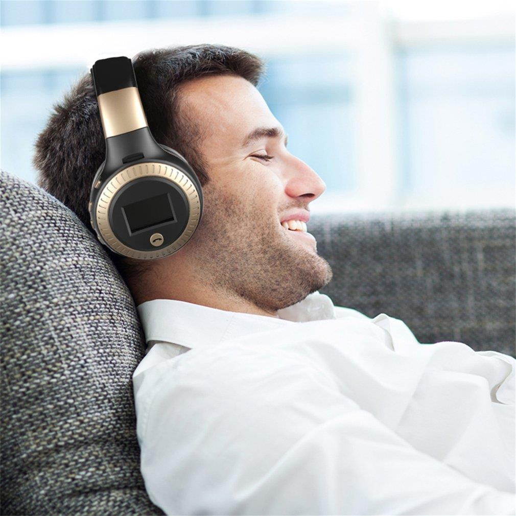 B19 Wireless Headset Bluetooth Head Wear With High Fidelity Stereo Headphones Earphones Built-in Mic For Phone Calls