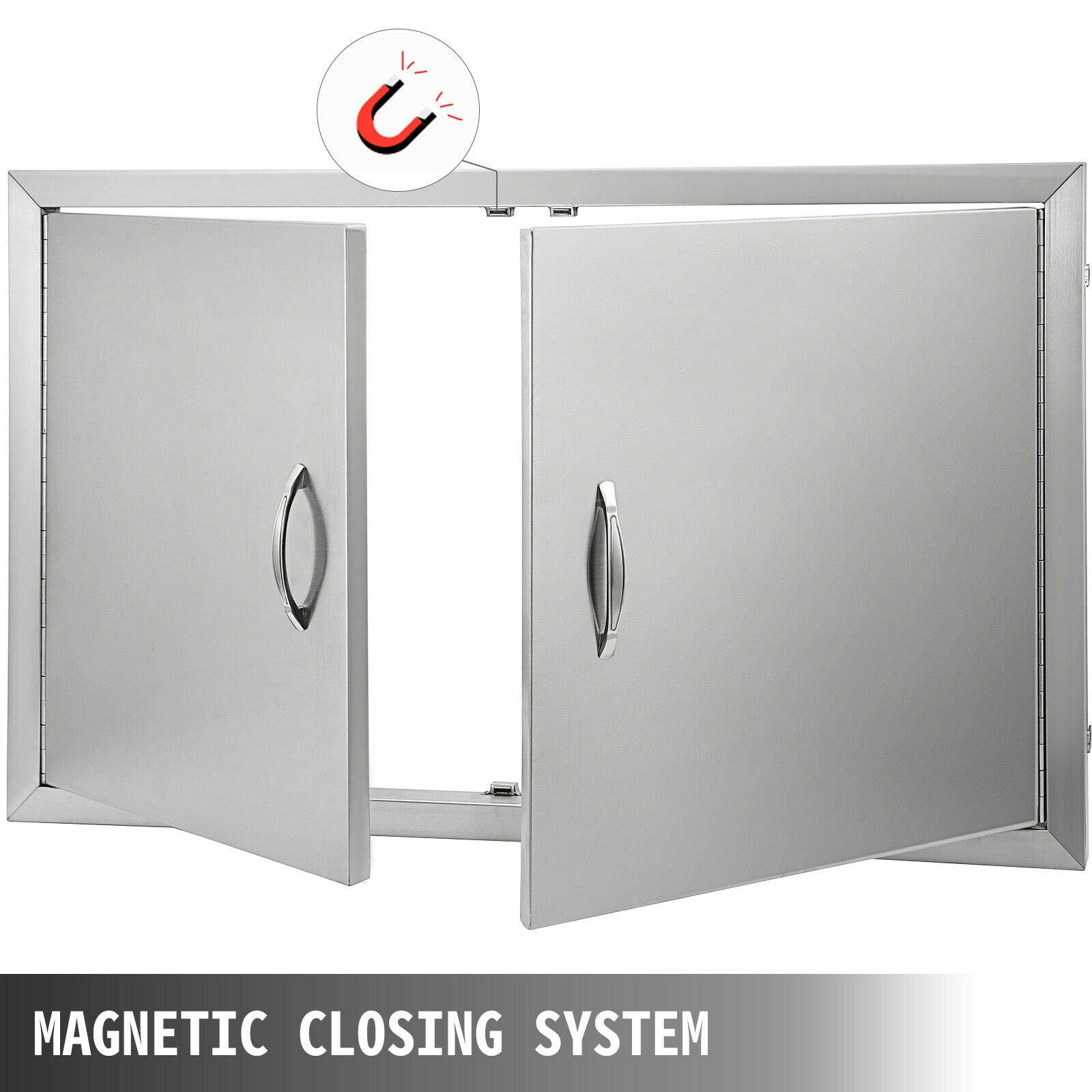 36" x 21" Outdoor Kitchen BBQ Island Components Stainless Steel Access Door USA