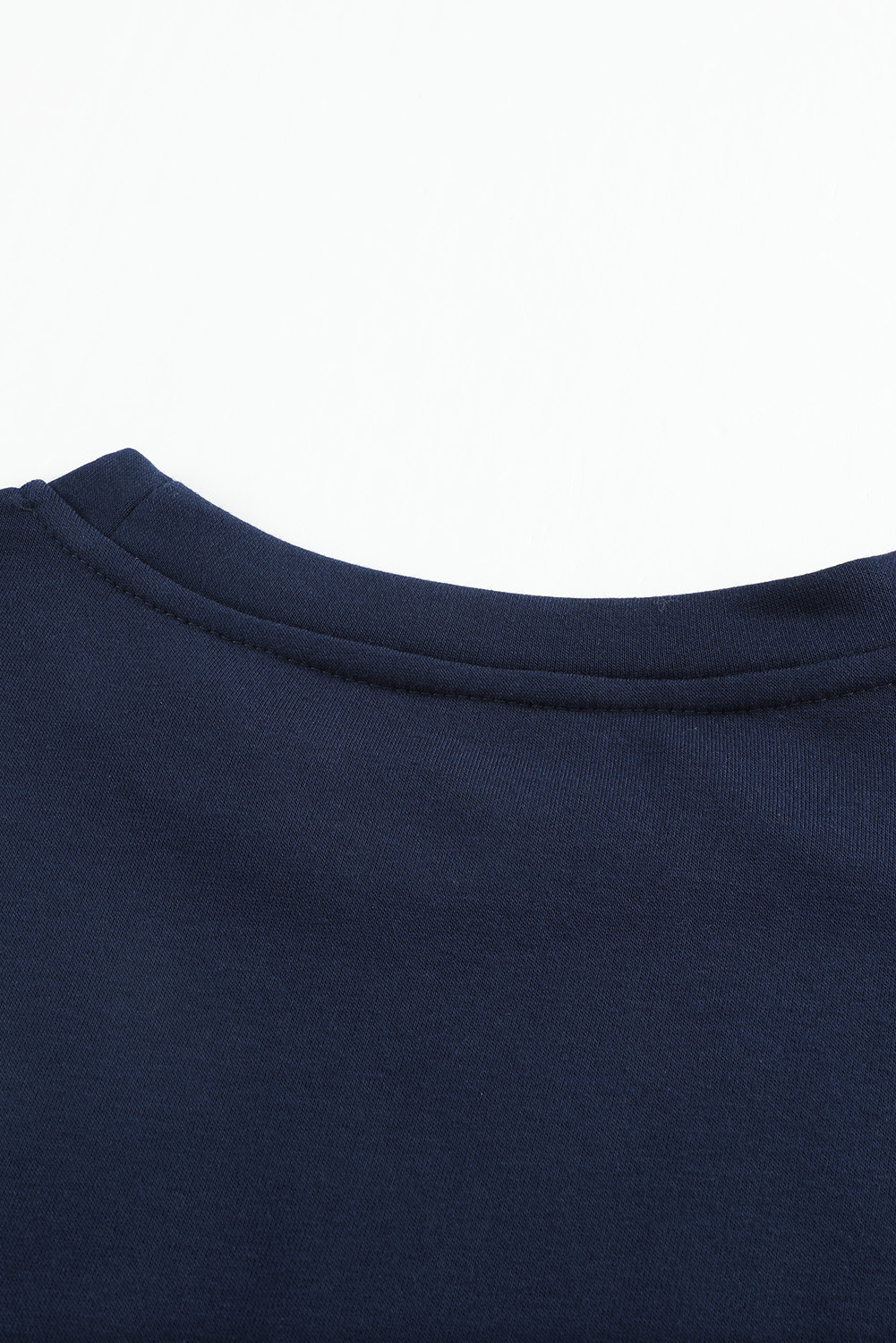 Blank Sweatshirt - Black Plaid Leopard Print Patchwork Long Sleeve Top Customized