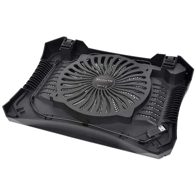 Thermaltake Massive V20 10"-17" Laptop Notebook Cooling Pad - 200mm Blue Fan