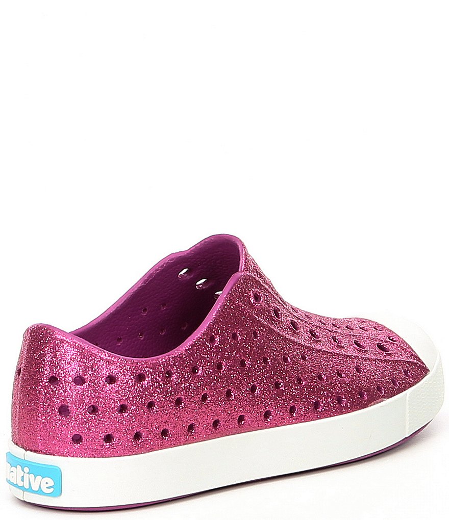 Native Girls' Jefferson Bling Glitter Slip-On Sneakers (Infant)