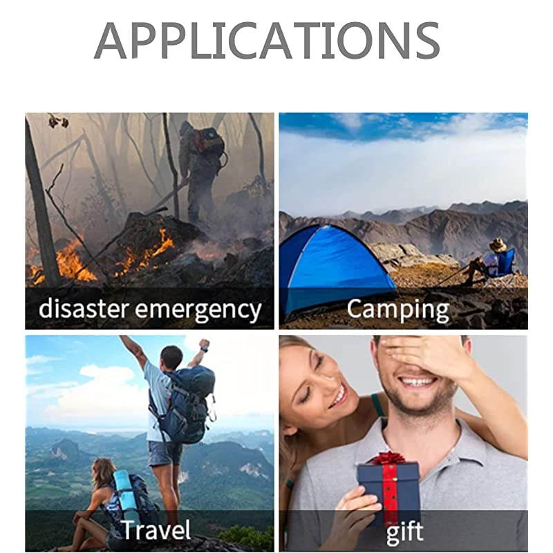 Emergency Radio,2000mAh Hand Crank Solar Weather Radio, NOAA/AM/FM Portable Radio with LED Flashlight&Reading Lamp, USB Cell Phone Power Charger, SOS Alarm for Home, Camping&Survival