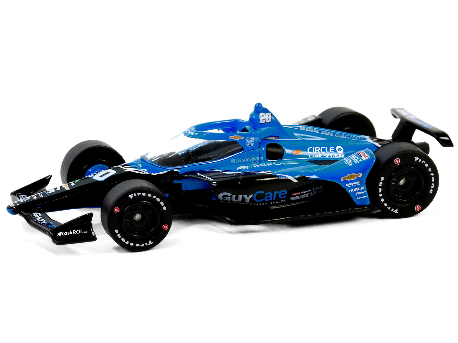 Dallara IndyCar #27 Kyle Kirkwood "AutoNation" Andretti Autosport "NTT IndyCar Series" (2024) 1/18 Diecast Model Car by Greenlight