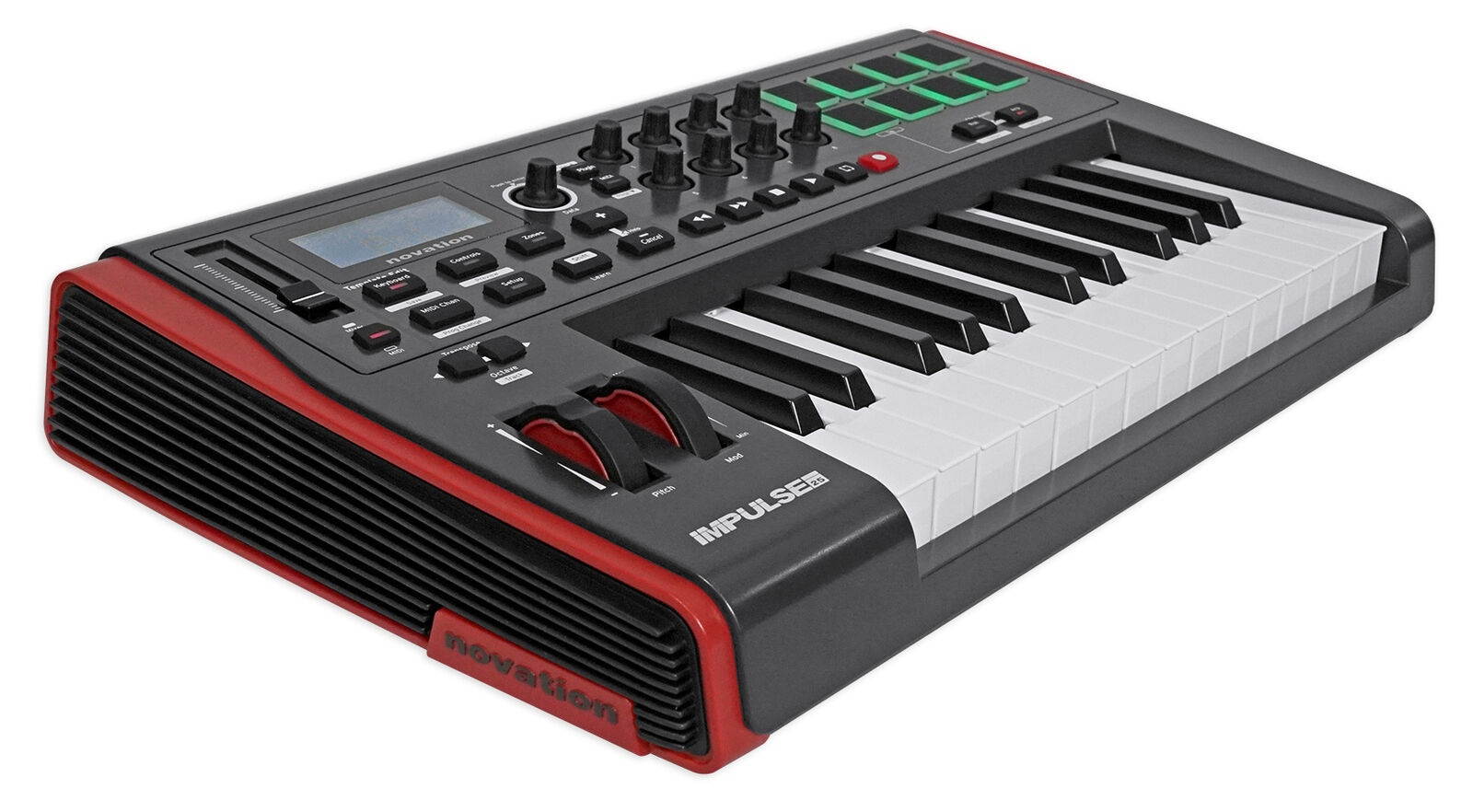 Novation IMPULSE 25 Ableton Live 25-Key MIDI USB Keyboard Controller+Carry Bag