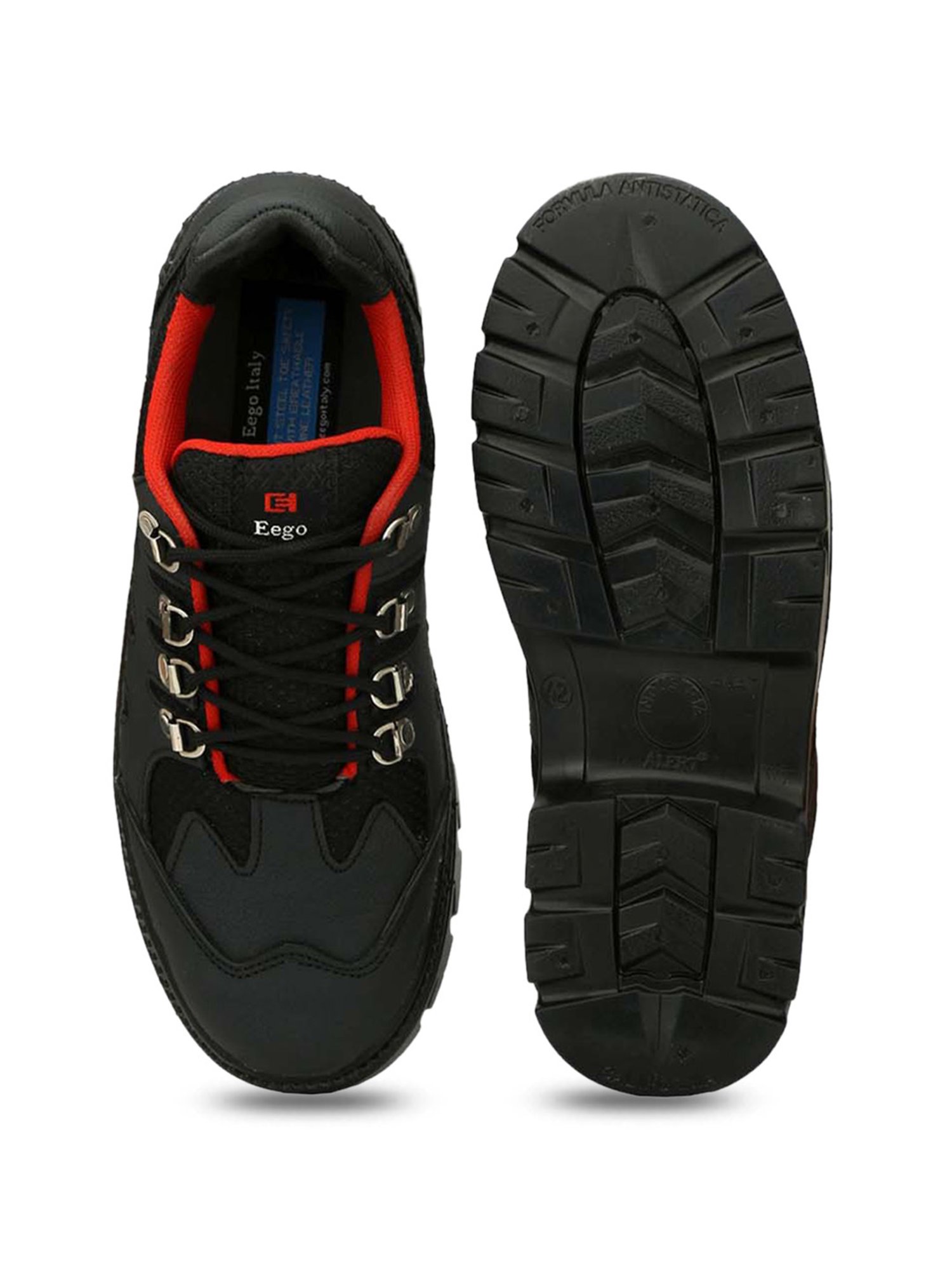 Eego Italy Men's Black Running Shoes