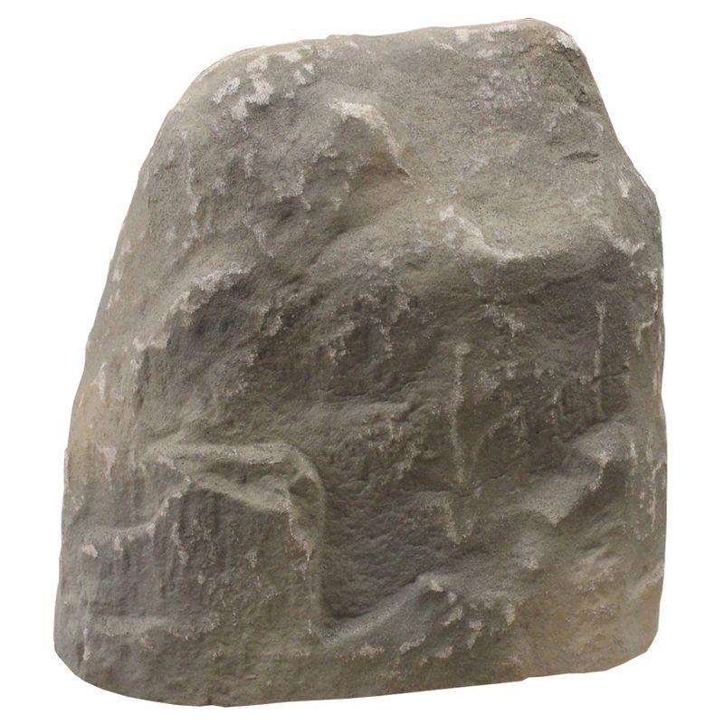 14" Textured Painted Garden Stone - Gray - Emsco