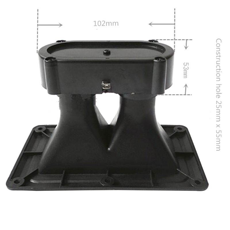 150W Dual Piezo Tweeters Horn Piezoelectric Speaker Buzzer Treble Piezo Head Driver for Home Subwoofer Stage Loudspeaker