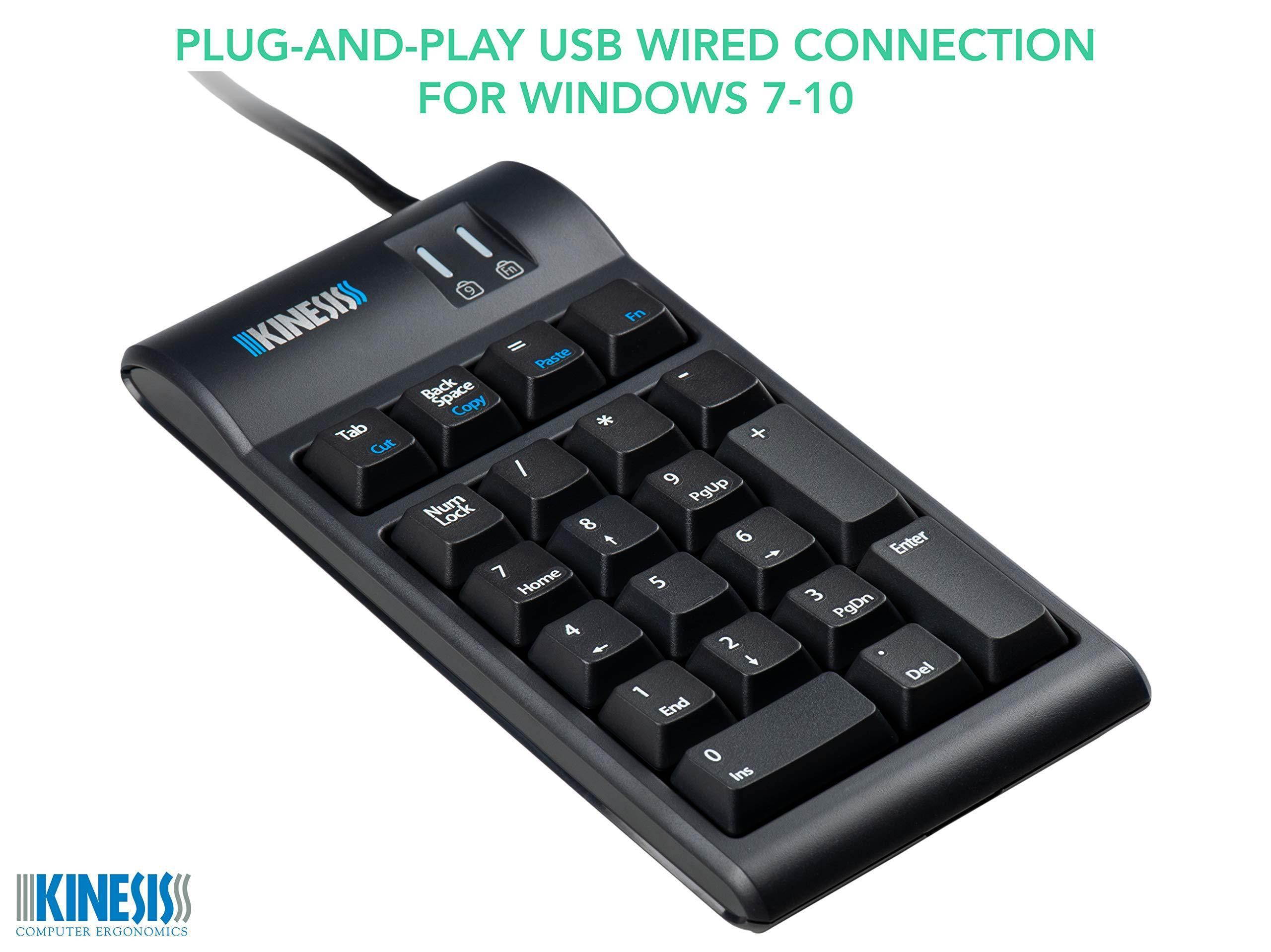 Kinesis Freestyle2 Keypad for PC, AC800HPB-US