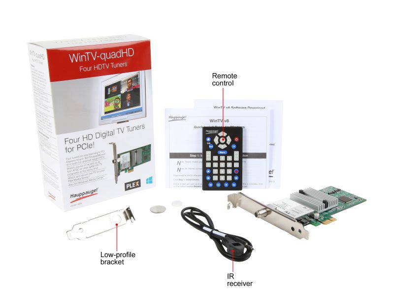 Hauppauge WinTV-quadHD (1609) Four Tuner Digital TV Receiver