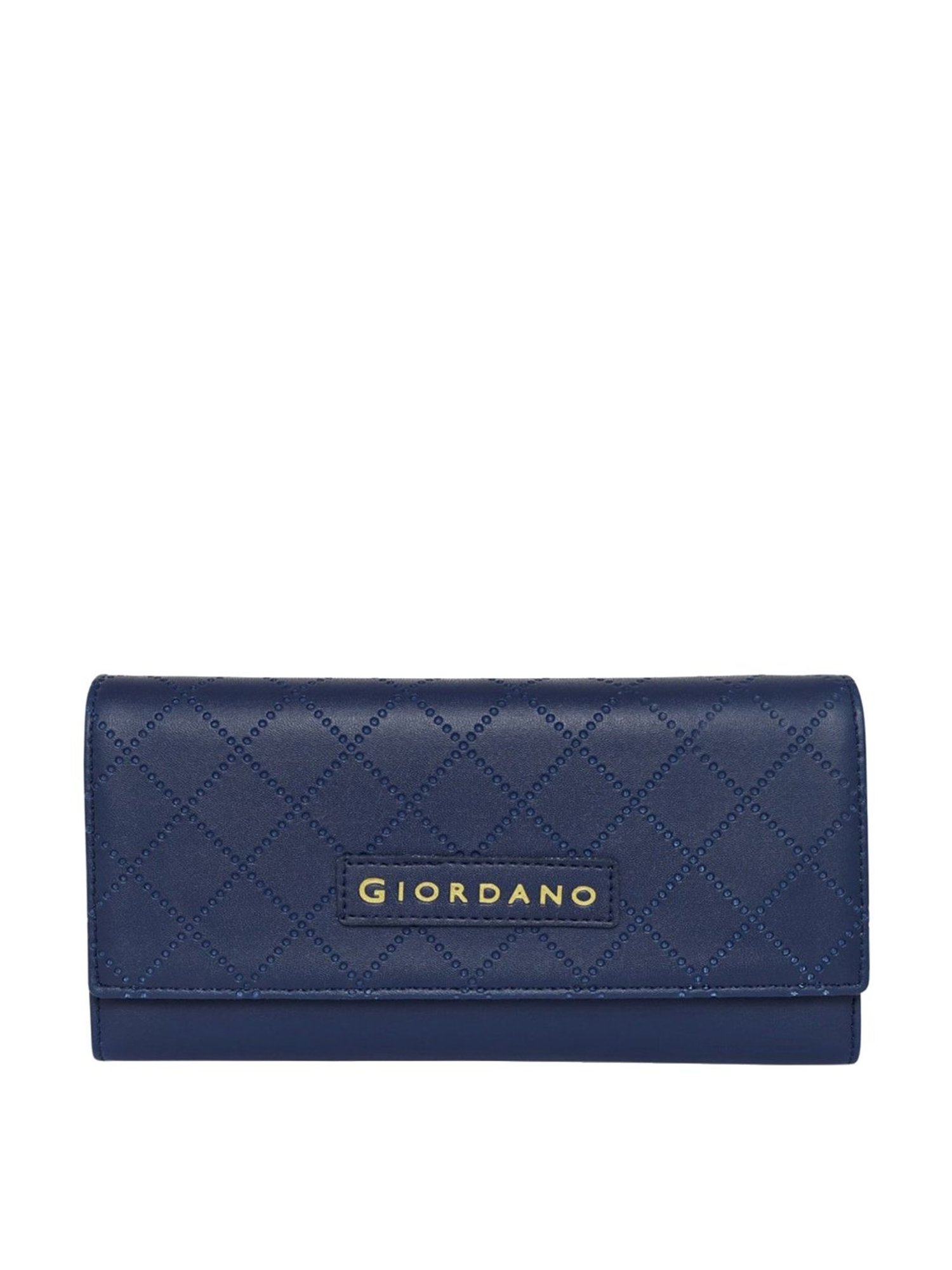 Giordano Blue Textured Wallet for Women
