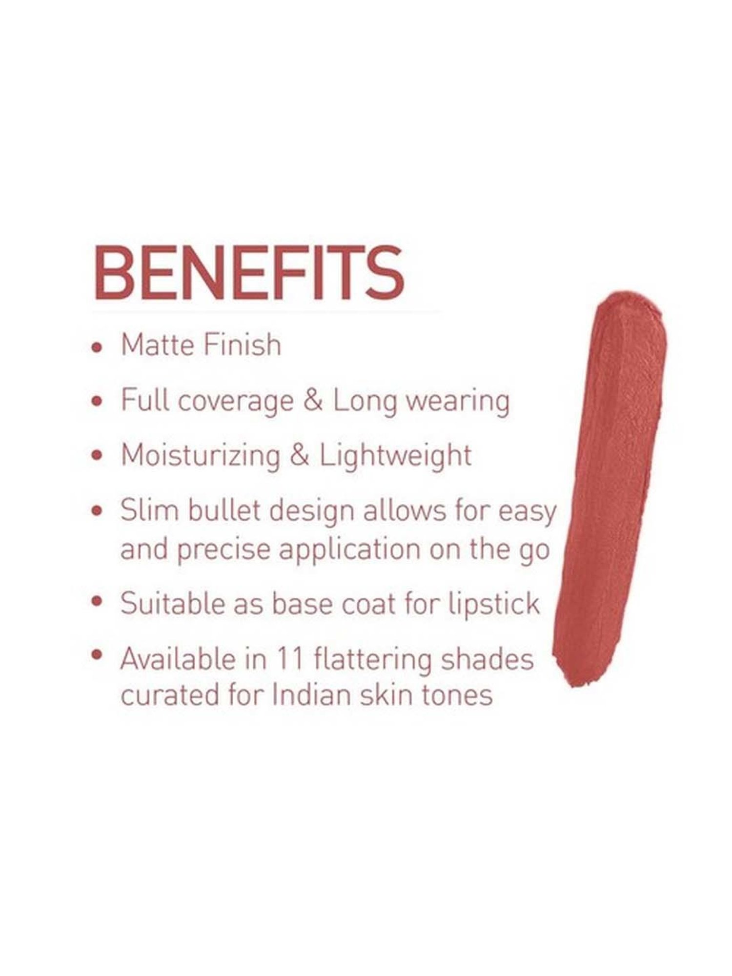 MyGlamm Perfect Curves Matte Lip Crayon Spice It Up - 3.7 gm