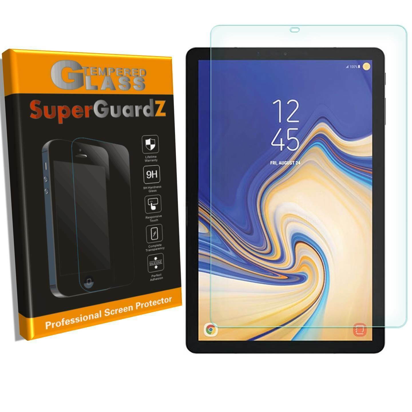 SuperGuardZ Tempered Glass Screen Protector For Samsung Galaxy Tab S4 10.5
