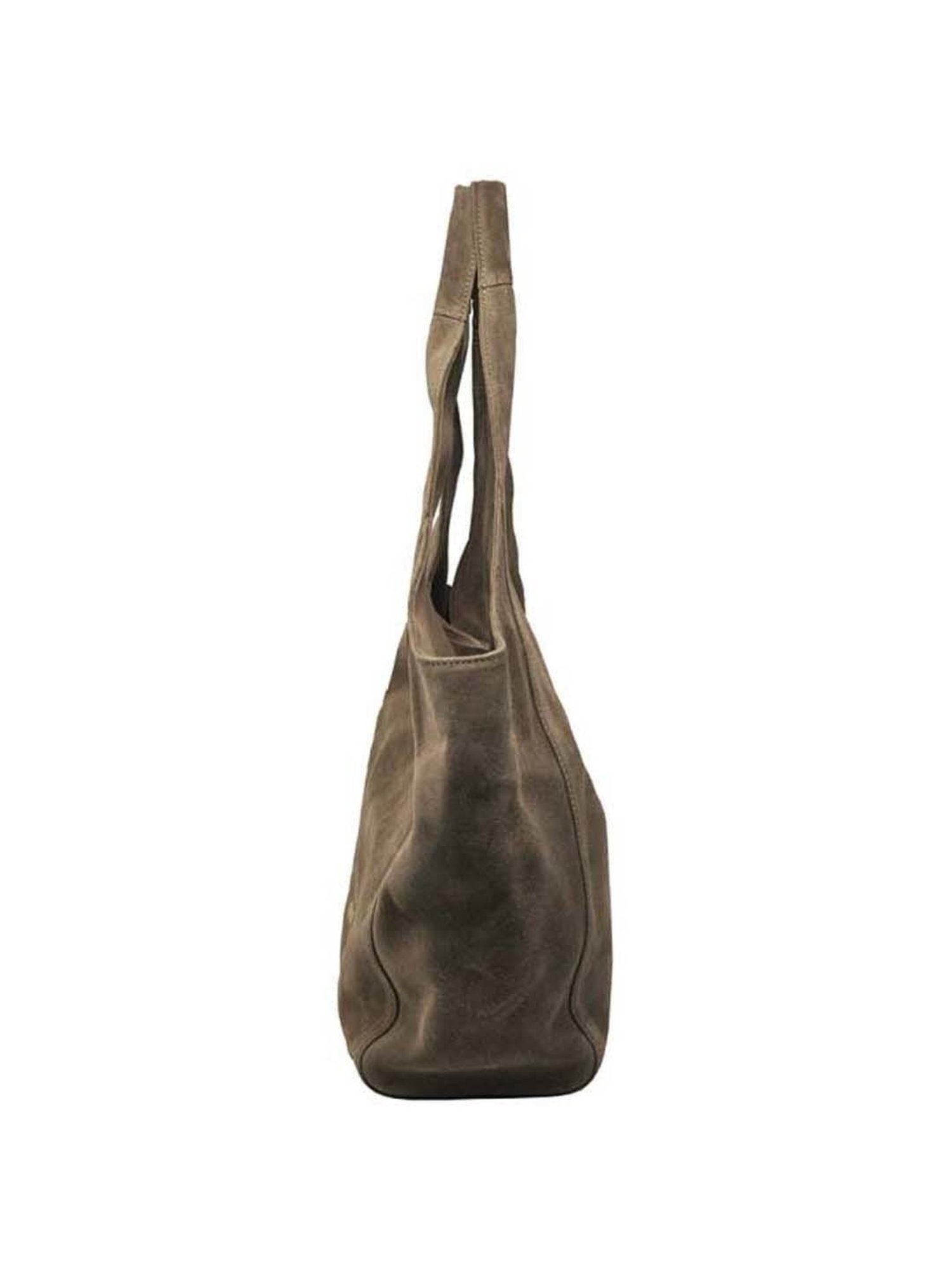 Tohl Grey Solid Large Hobo Handbag