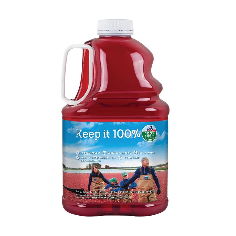 Ocean Spray 100% Juice Blend Cranberry - 101 fl oz Bottle