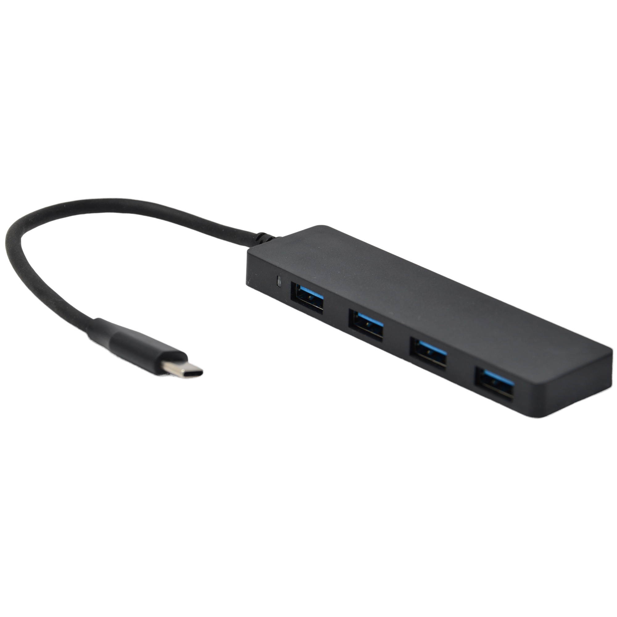 JacobsParts USB C Hub Ultra Slim 4 Port USB 3.0 Type-C Adapter for MacBook Pro 2018 2017, Google Chromebook, Dell XPS, and all Type C devices