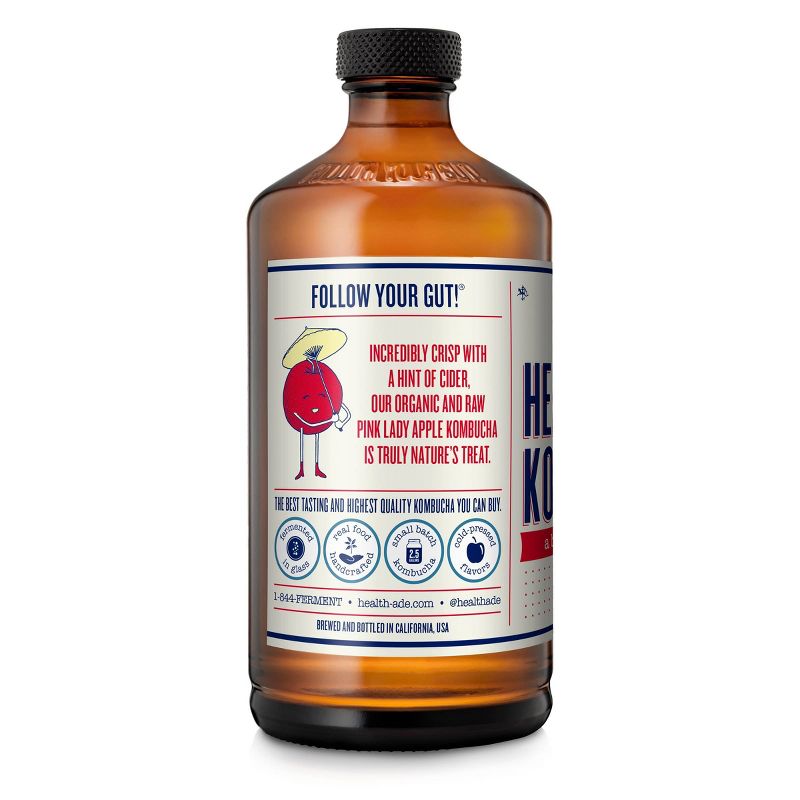 Health-Ade Pink Lady Apple Kombucha - 16 fl oz/4pk