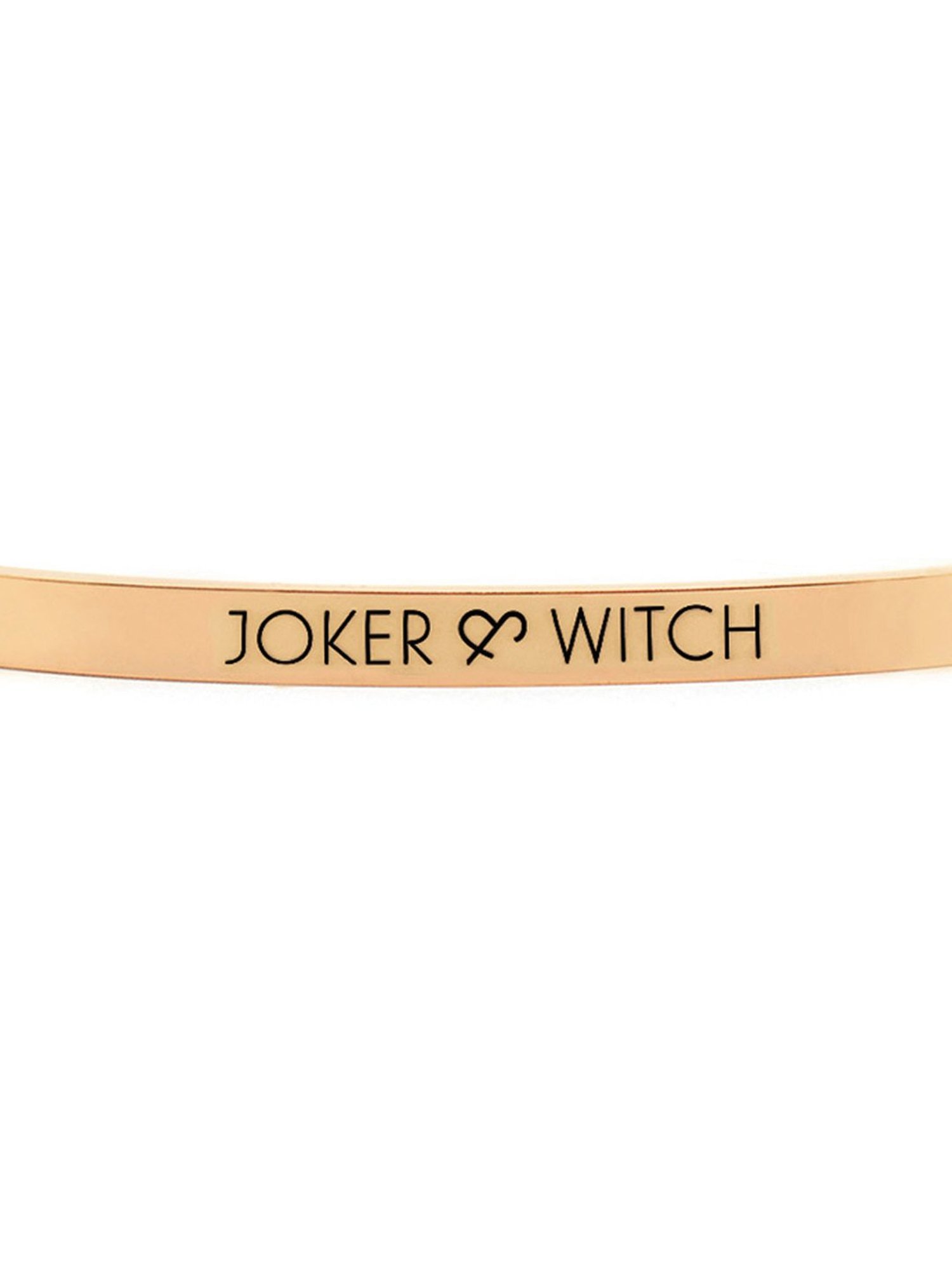 Joker & Witch Band Black Adjustable Bracelet