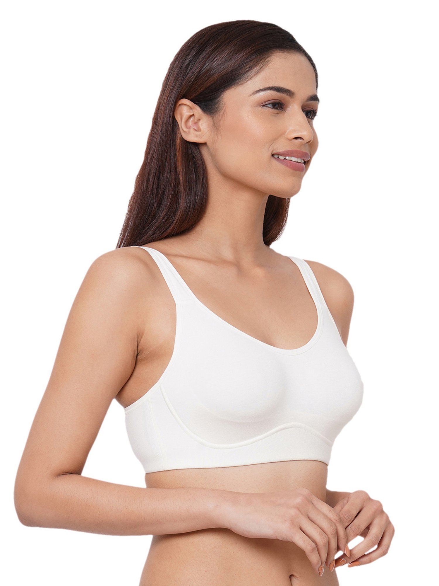 Inner Sense White Full Coverage Bra - Pack of 3