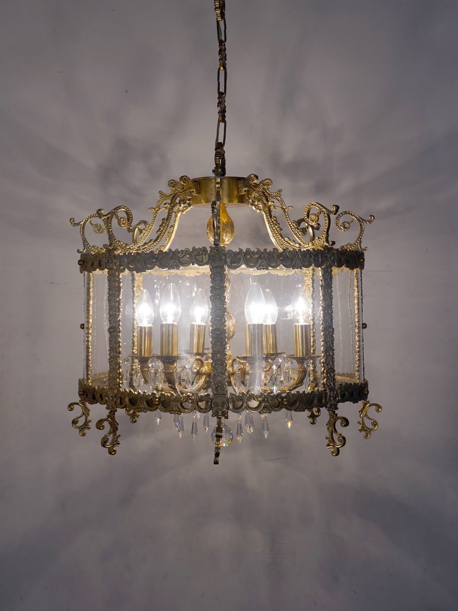 Fos Lighting Antique Brass Usha Double Wall Light (Bulb not included) - Set of 1