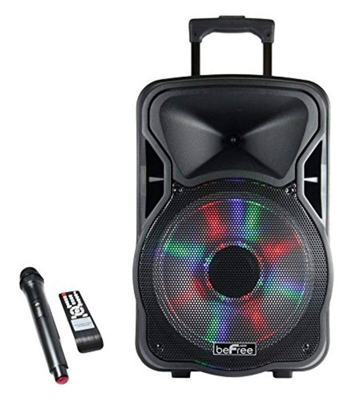 Befree Sound BFS-5800 15 in. Bluetooth Rechargeable Party Speaker with Illuminatiing Light