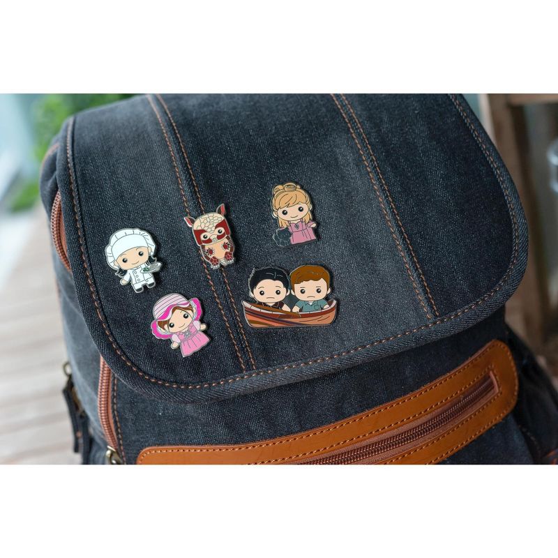 Friends Exclusive Chibi Characters 5-Piece Enamel Pin Set