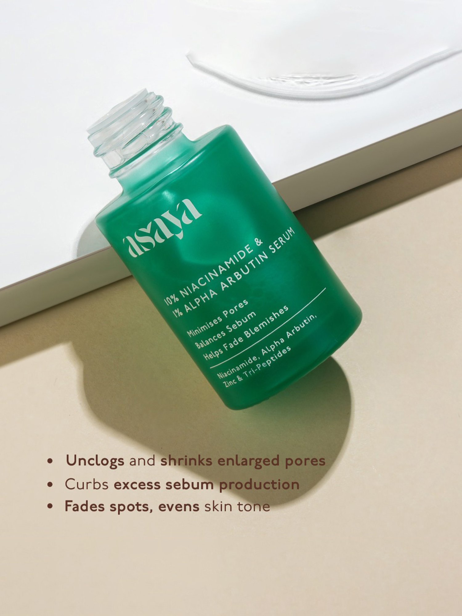 Asaya 10% Niacinamide & 1% Alpha Arbutin Serum - 30 ml