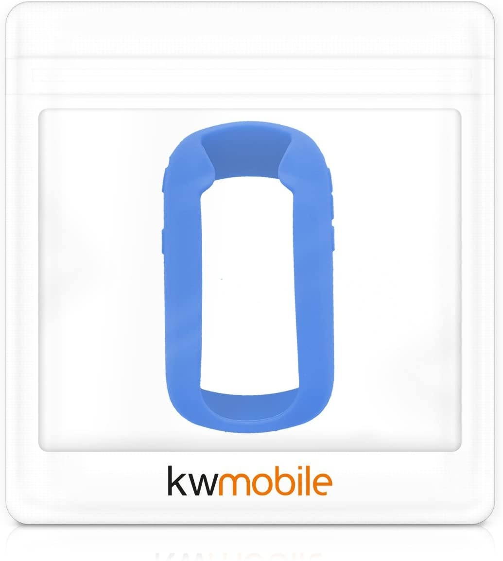 kwmobile Case Compatible with Garmin eTrex 10/20/30/201x/209x/309x - GPS Handset Navigation System Soft Silicone Skin Protective Cover - Blue
