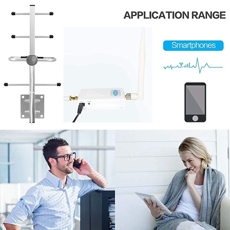 Cell Phone Signal Booster 4G LTE Cell Phone Booster Verzion Signal Booster Cell Signal Booster Signal Amplifier Cell Extender Band 13 Boost 4G Call and Data, Cover UP to 4000ft