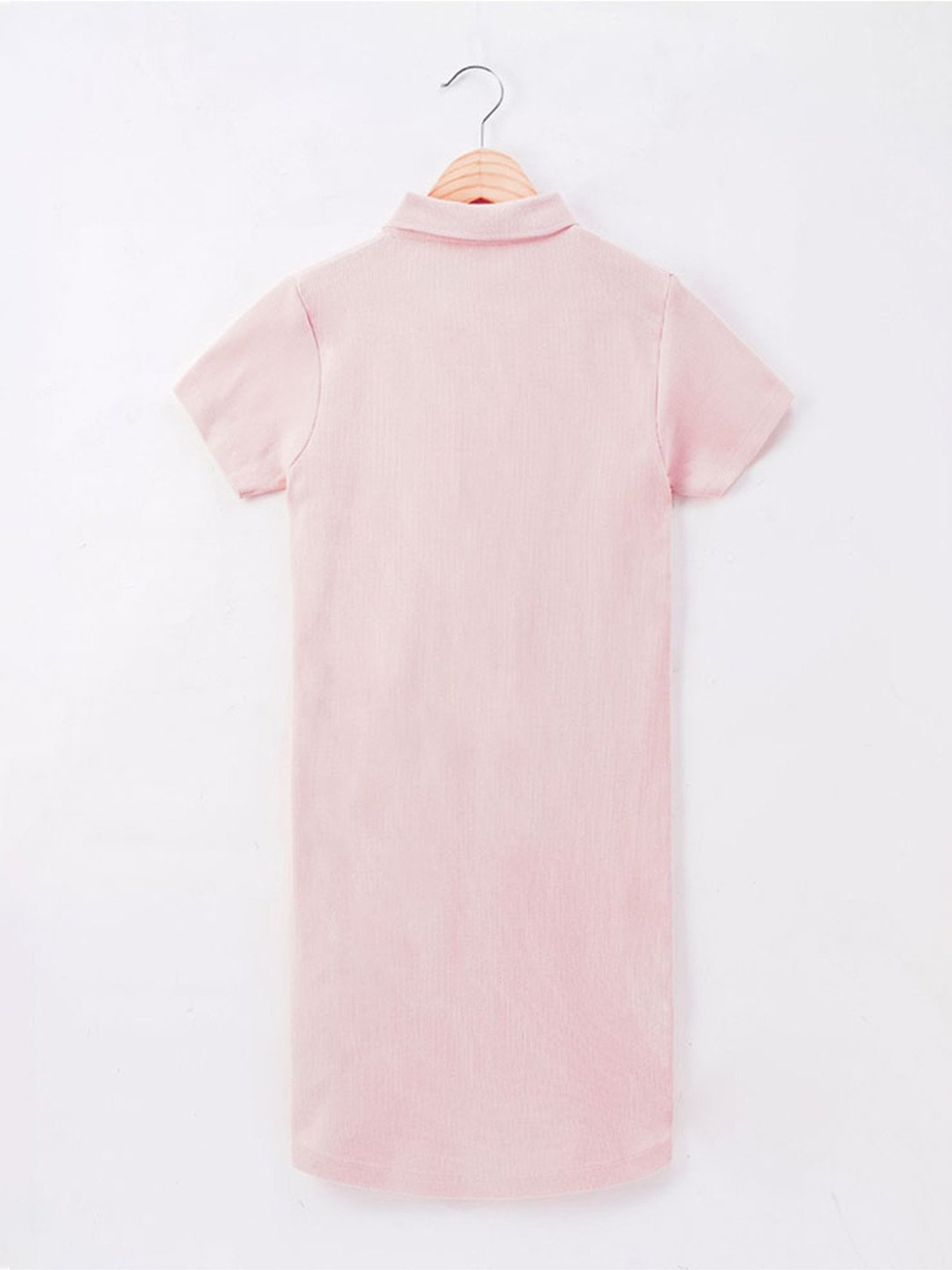 Edheads Kids Pink Cotton Printed Dress