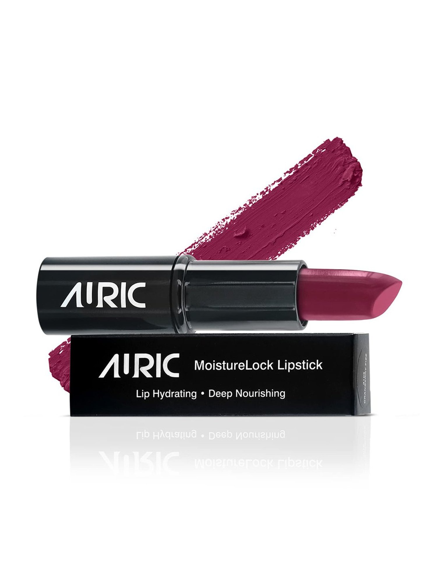 Auric Beauty MoistureLock Lipstick Hot Plum - 4 gm