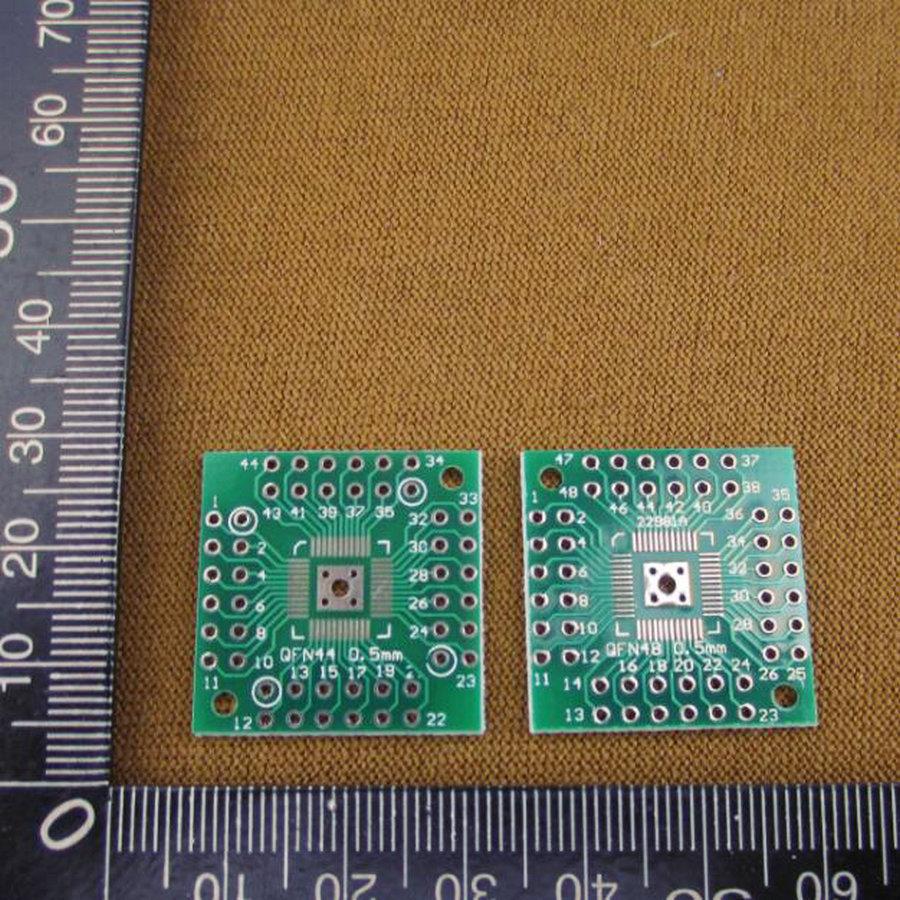1000PCS QFN48 QFP48 turn DIP48 QFN44 QFP44 turn DIP44 0.5MM IC adapter Socket / Adapter plate PCB