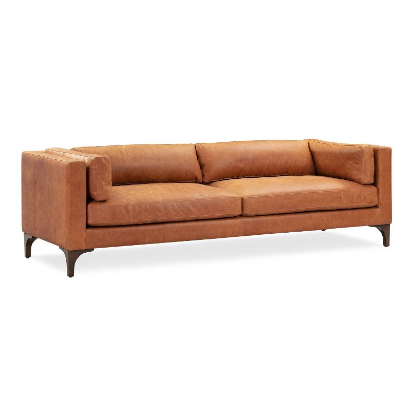 Werther Sofa Cognac Tan - Poly & Bark