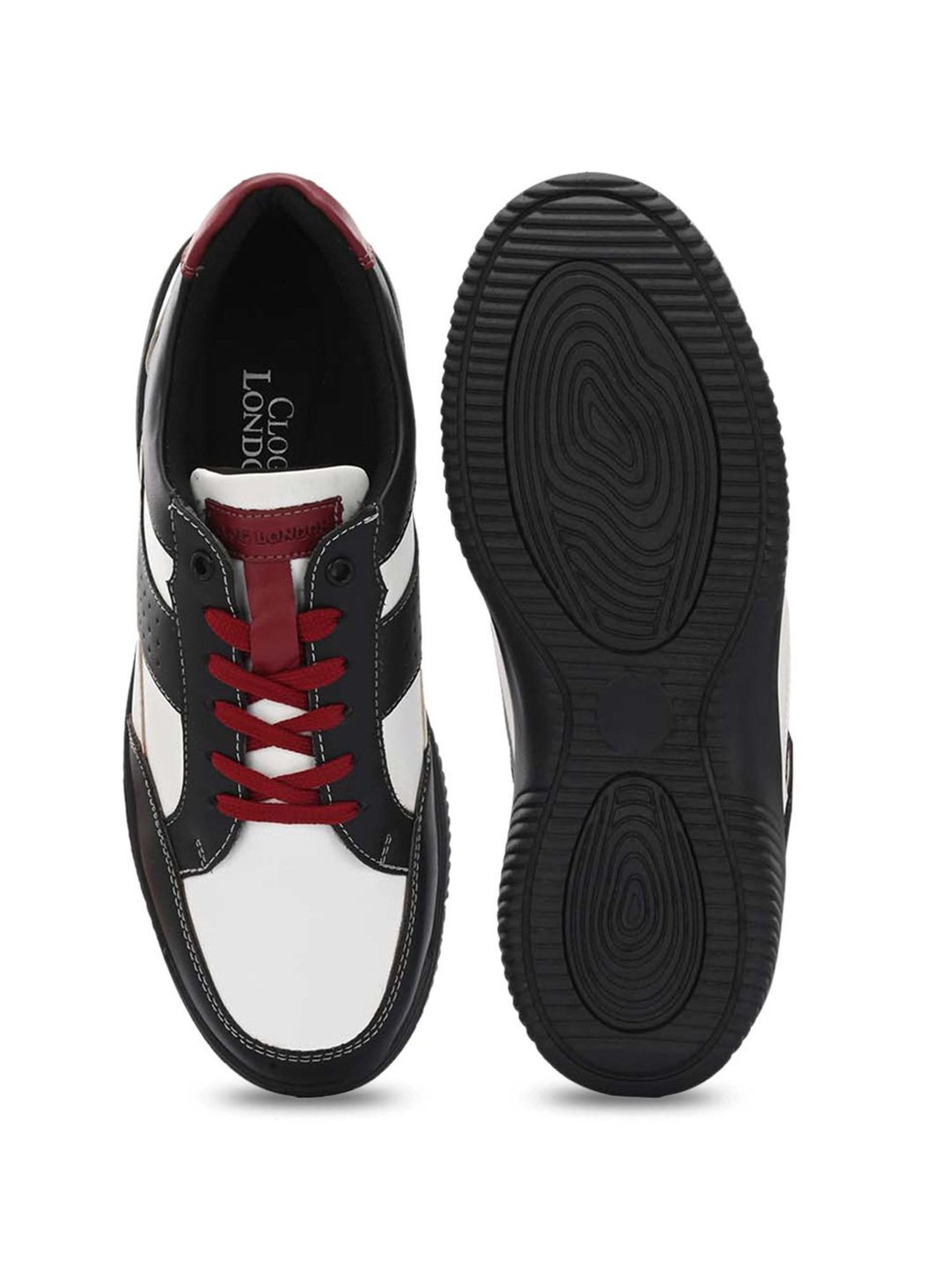 Clog London Men's Black Casual Sneakers