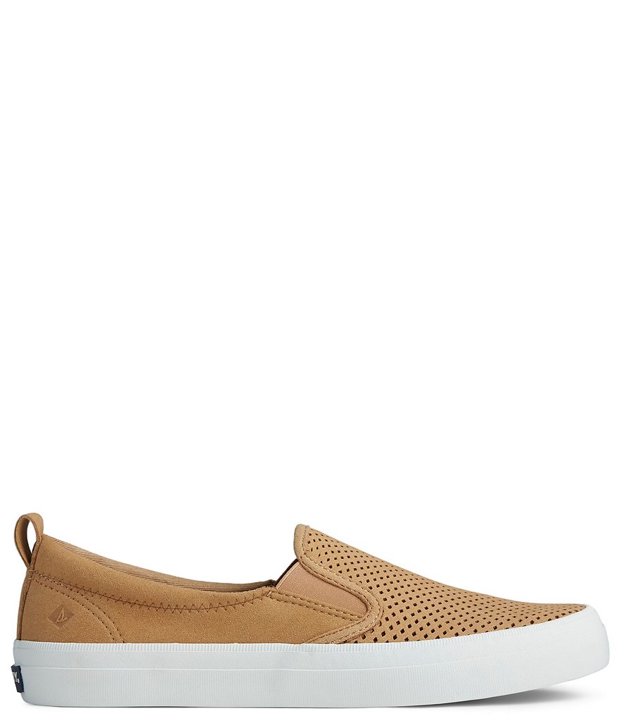 Sperry Women's Crest Twin Gore Perforated Leather Slip-On Sneakers