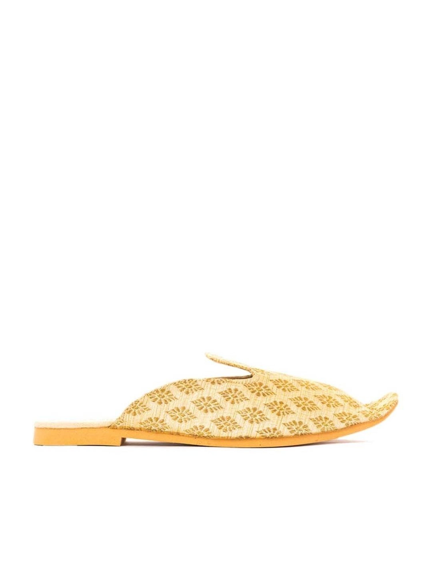 Khadim Men's Beige Mule Shoes