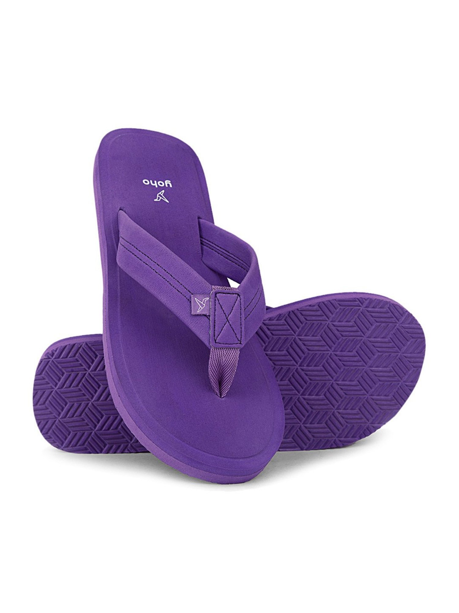 Yoho Women's Eva Bubbles Lavender Flip Flops
