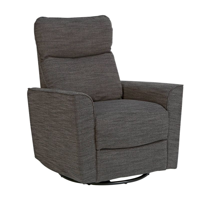 Karla Dubois Soho Swivel Accent Chair - Dark Gray